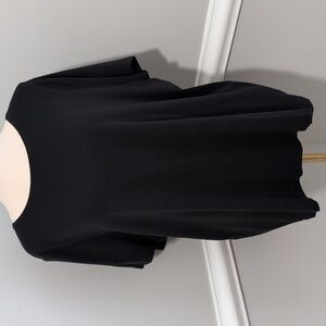 Talbots Black Puma Cotton Tee